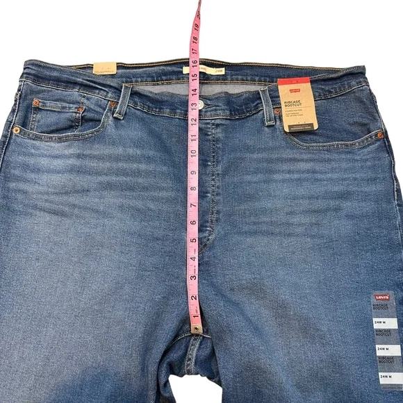 Levi's | Ribcage Boot Jeans Size‎ 24W - Picture 12 of 13